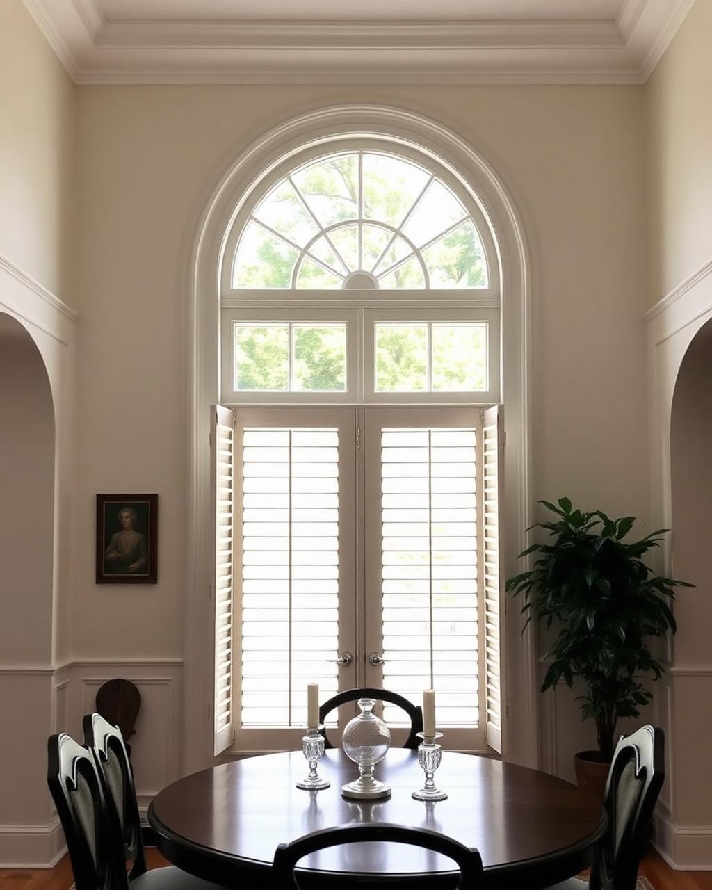 Plantation shutters — Dining